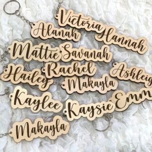 Custom Name Keychain (Engraving Add-on)
